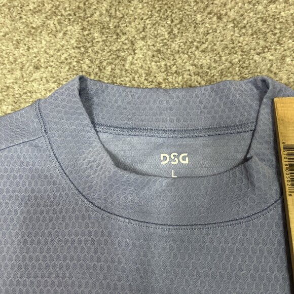 DSG Performance Activewear Mock Neck Tank Periwinkle Pearl Size Large NWT - Picture 5 of 11